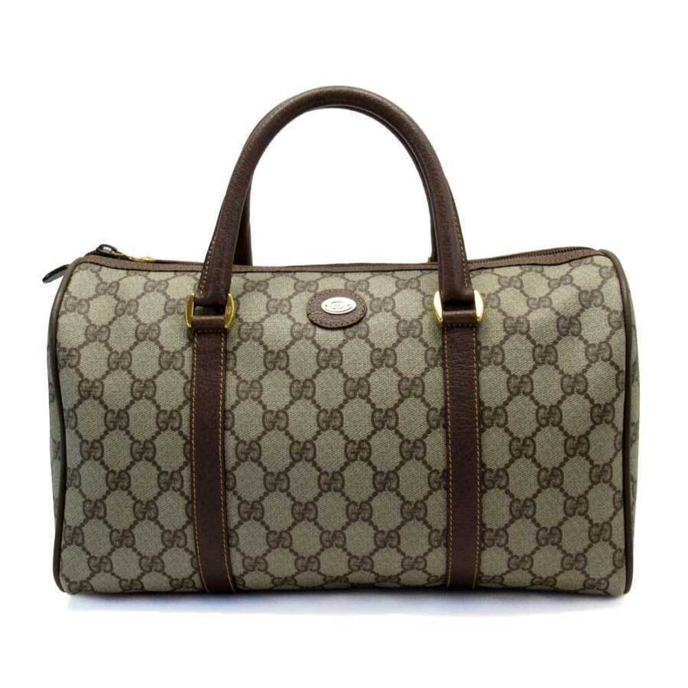 Gucci canvas bag Boston GG brown monogram beige - Picture 2 of 3